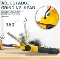 Sándwich De Cinturón Aéreo 330x10mm Con Compresor Aire Grindadora De Ángulo Ajustable Herramienta Pneumática Para Bricolaje En El Hogar Incluye 12 Piezas De Cinta De Lijado - details 3