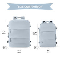 Mochipa Viaje avion cabin 40x20x25, MoChila de Viaje Ryanair Unisex, de Nylon, Patrón Sólida, Para Porter Equipamiento Personal y Portátil - details 0