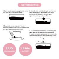 SMELL & SMILE Arena para gatos de Tofu ecológico vegetal lecho Libre de polvo arena natural aglomerante (TOFU 12L) - details 4