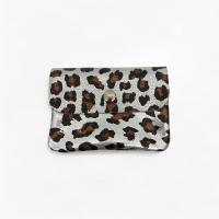 Cartera de piel de leopardo， Cuero genuino， Monedero estampado de leopardo， tarjetera Para Mujer， Piel auténtica, hecho en Italia， Super chic， REGALO PARA MUJER - details 7