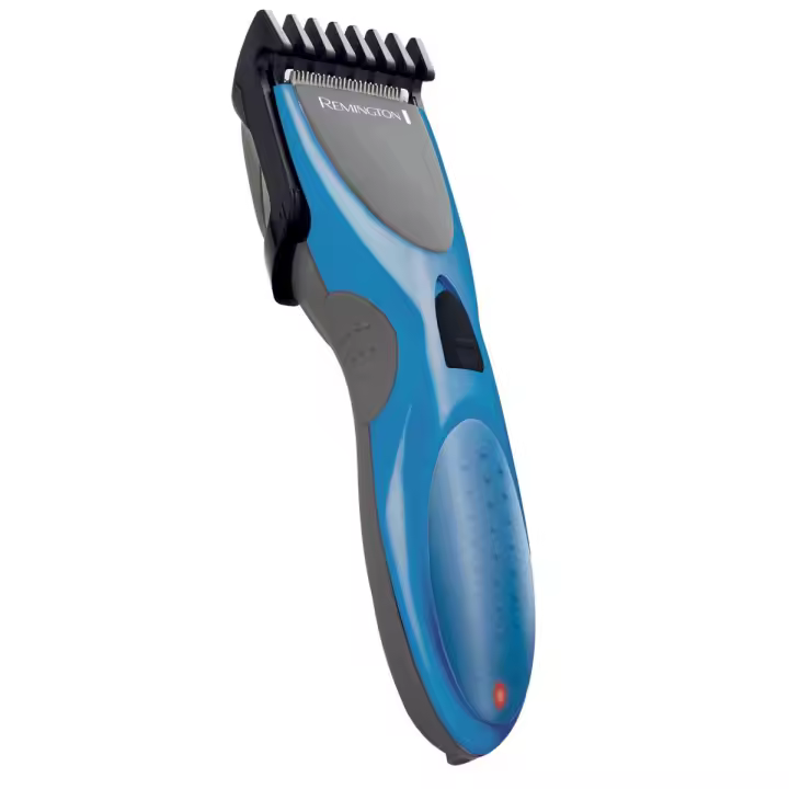 Remington Máquina de Cortar Pelo Value Titanium - cortapelos inalámbrico, cuchillas titanio, 5 accesorios, 2 peines, 40 min autonomía azul - HC335 - 1