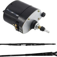 Motor De Limpiaparabrisas Universal 12V Con Borde Adecuado Para Tractor Willis Pieza De Repuesto Para Automóviles - details 2