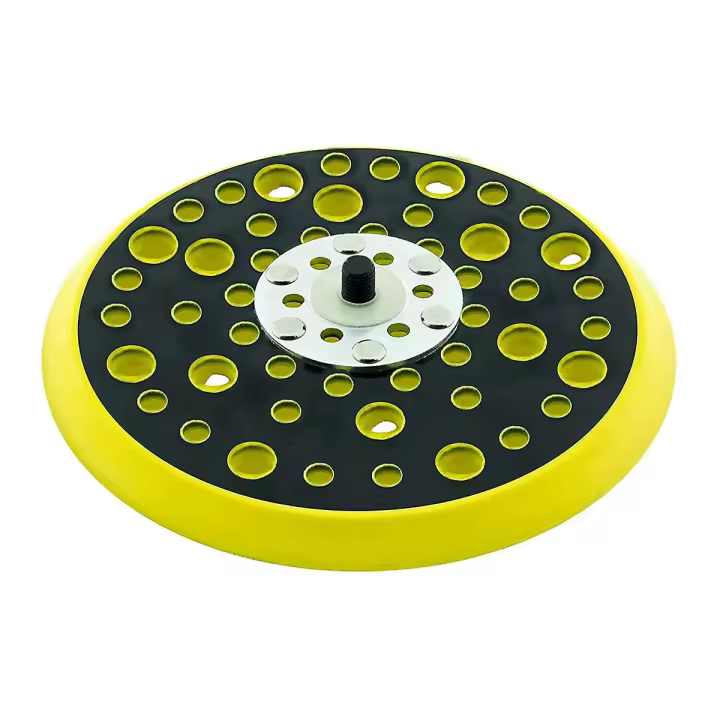 150mm 5/16 Hilos 52 Agujero densidad media Random Orbital Sander Hook & Loop de respaldo compatible W - 1