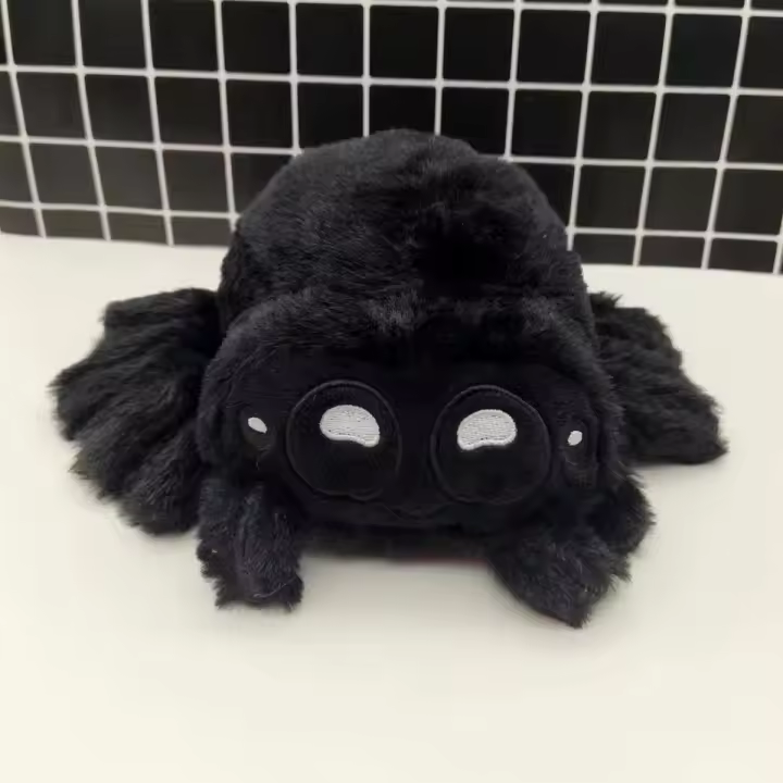 Peluche Lucas Araña Adorable Juguete De Peluche Para Niños Regalo Perfecto Para Amantes De Las Arañas Suave Y Abrazable Compañero De Halloween - 1
