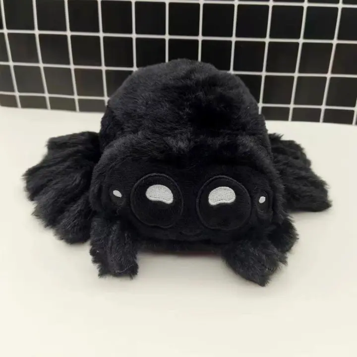 Peluche Lucas Araña Adorable Juguete De Peluche Para Niños Regalo Perfecto Para Amantes De Las Arañas Suave Y Abrazable Compañero De Halloween - 1