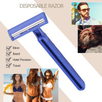 Cepillos De Afeitar Desechables Para Hombres Y Mujeres 300-10PCS Trimmer De Cuerpo Con Hoja De Acero Inoxidable 2 Capas Para Rostro Axilas Y Bikini Aparatos De Hotel - details 2