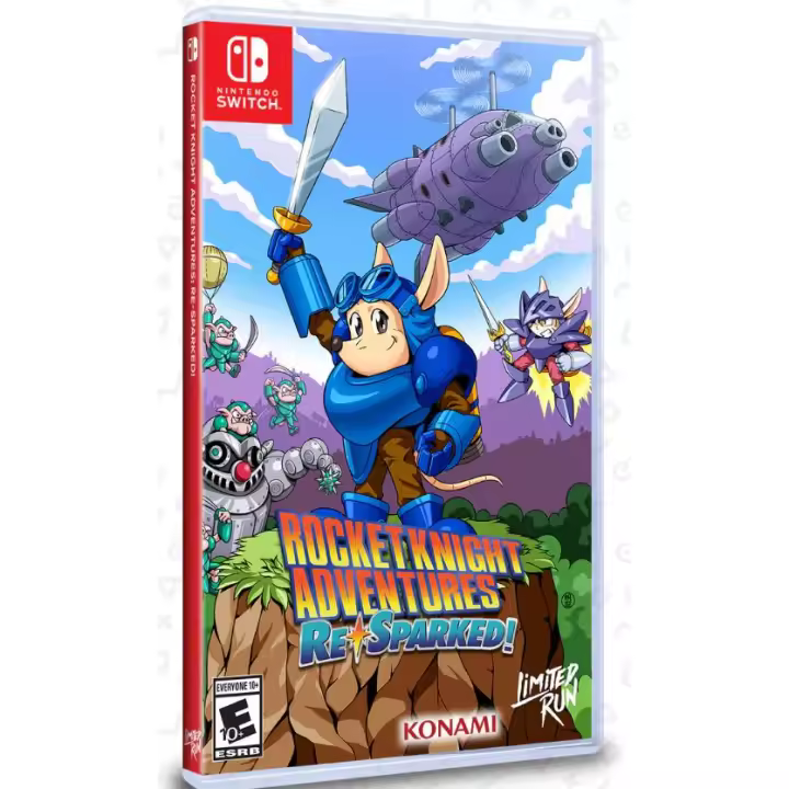 ROCKET KNIGHT ADVENTURES RE SPARKED KONAMI NINTENDO SWITCH LIMITED RUN - 1