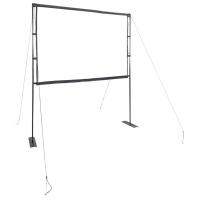 vidaXL Pantalla de proyección con soportes en dimensiones 108'' (16:9)/90'' (16:9)/89'' (1:1) y más | práctico organizador multiusos diseño compacto funcional - details 3