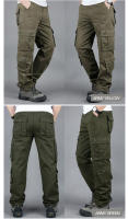 Pantalones Tácticos Para Hombre Algodón Grandes Para Trabajo Al Aire Libre Camuflaje Para Senderismo Pantalones De Trabajo Con Bolsillos - details 2