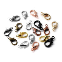 100pcs Abrazaderas De Langosta De Metal Para Pulseras Y Collares Cierre De Cadena Accesorios Para Joyería DIY Encuentros - details 2