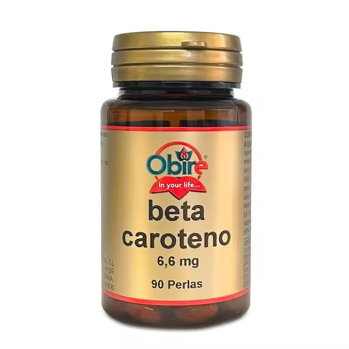 Obire Betacaroteno 90 Perlas para Nutrición de la Piel y Bronceado - 1