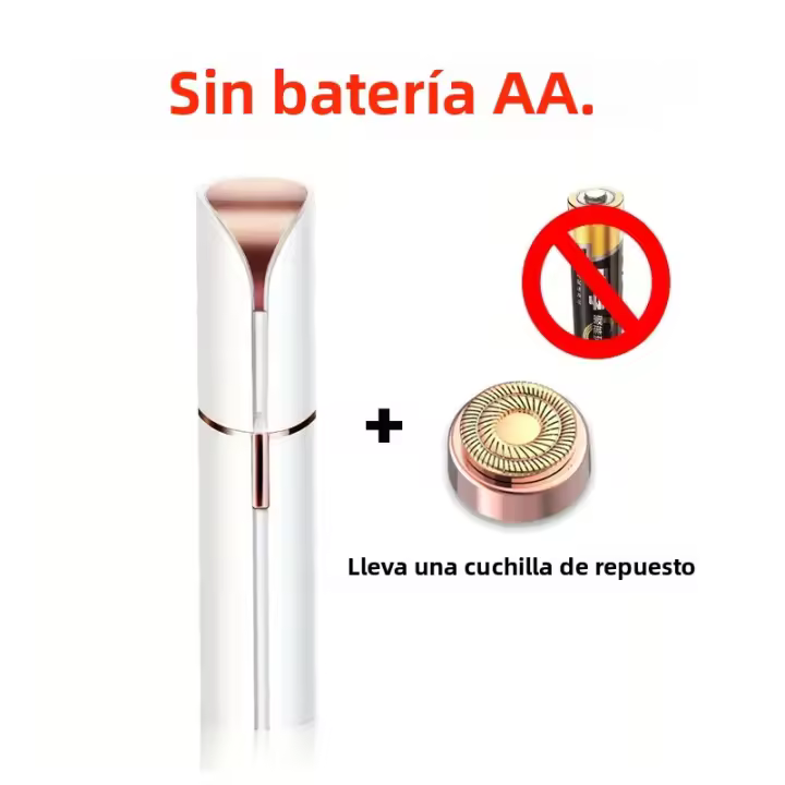 Epilador Eléctrico Portátil En Forma De Labial Para Mujeres Eliminación De Vello Facial Painless Y Efectiva Herramienta De Afeitado Doméstico - 1