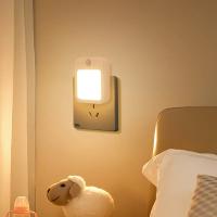 Lámpara Nocturna Con Sensor De Movimiento LED EU Enchufe Luz Infantil Para Mesa De Noche En La Habitación Sin Baterías Incluidas - details 2