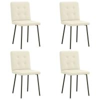 vidaXL Sillas de comedor 4 unidades terciopelo en color Gris claro/Verde claro/Verde oscuro y más | cómodas modernas ergonómicas para comedor cocina salón hogar - details 6