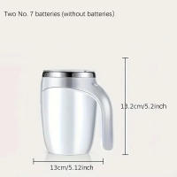Taza Magnética Automática De Acero Inoxidable Para Café Y Batidos Eléctricos Tetera Inteligente Con Mezclador Rotatorio - details 4