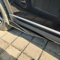 Spoiler De Coche Universal 35/48cm Fibra De Carbono Negro Brillante Protección De Borde Lateral Escarapela De Parachoques Rocker Wings - details 6