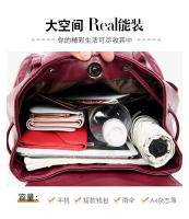 Mochipa para Mujer, informal, versáril, de Piel, Bolso de Mujer, de Piel, mochila de viaje de gran capacidad para Mujer - details 3
