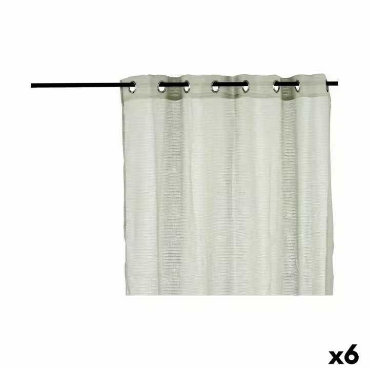 Cortina Verde 140 x 0,1 x 260 cm (6 Unidades) - 1