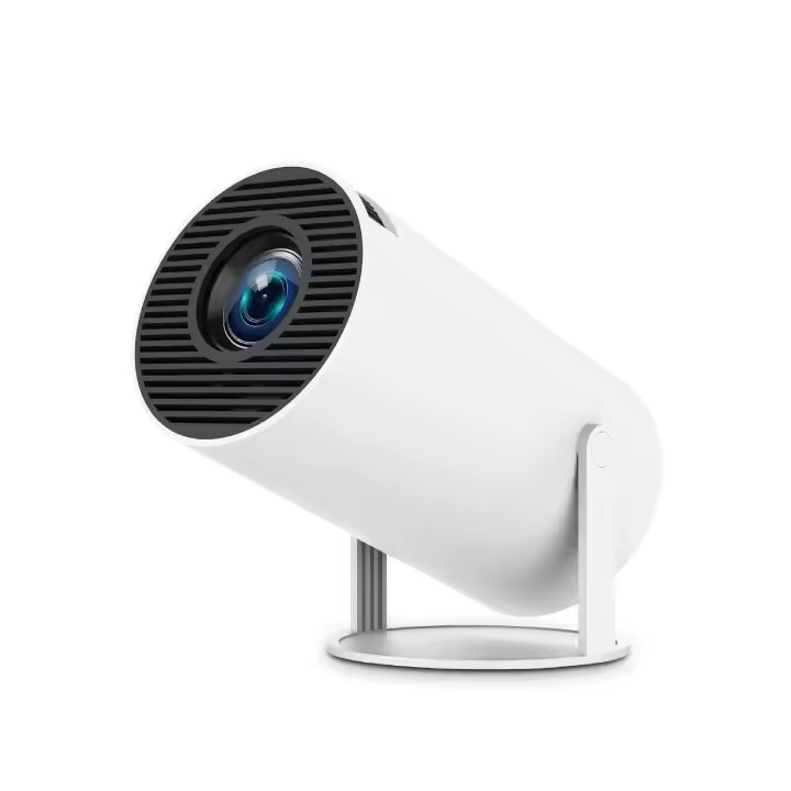 Miniproyector portátil, procesador ARM Cortex-A53 de cuatro núcleos, compatible con 30 fps/1080P, corrección trapezoidal automática, WiFi 6, Bluetooth 5.0, rotación de 180°, Android 11.0 integrado, proyector de arte para video doméstico - 1