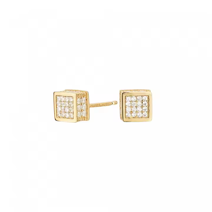 Pendientes Cube Cuadrado ITEMPORALITY SEA-201-047-UU Mujer oro - 1