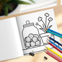 Libro De Colorear Para Adultos COZY & CUTE Con Patrones Fuertes Y Bonitos Libro De Dibujo Perfecto Para Fiestas Y Cumpleaños - details 5