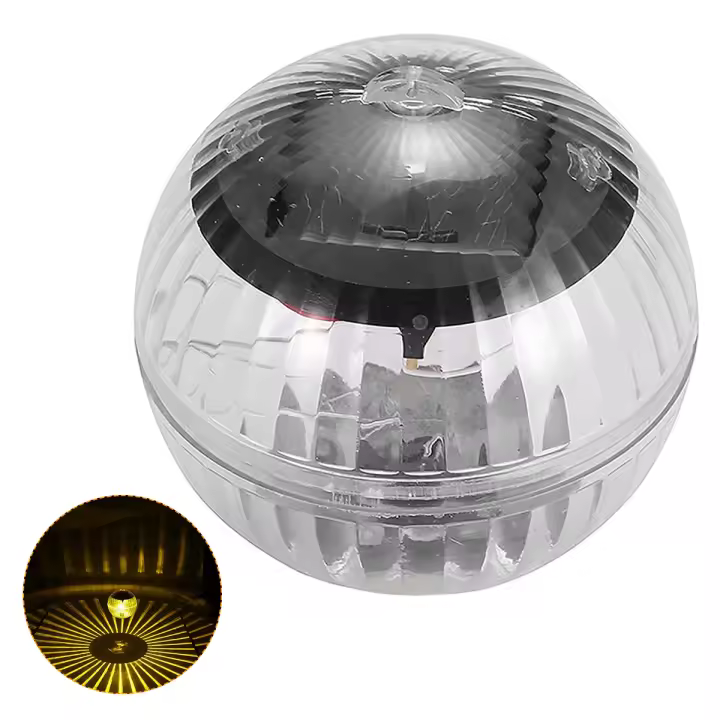 Luz Flotante Solar Para Piscina Cambio De Color RGB Impermeable Bola Flotante Colgable Decoración De Jardín Y Fiesta - 1