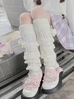 Pareja De Calcetines De Media Caña Estilo Japonés Harajuku Para Mujer Color Blanco Tejidos Alambre Y Poliéster Tipo Casual - details 1