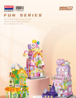 Mini Bloques De Construcción De Vistas De Calle Tienda De Caramelo Casa De Tarot Bistró Modelos De Decoración Bloques De Artesanía Juguetes Para Niños - details 9
