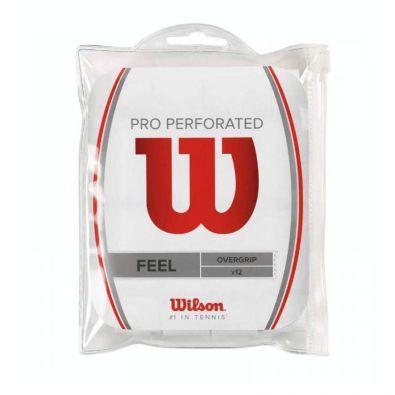 Blíster Wilson 12 Overgrips Pro Perforated para Tenis y Pádel