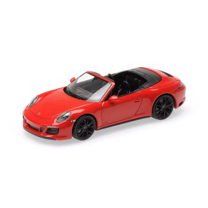 MINICHAMPS 1/43 PORSCHE 911 (991,2) CARRERA 4GTS CABRIOLET ROJO 2017 - 410067330 - 1