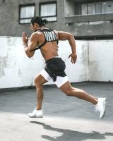 Shorts De Fitness Anime Para Hombres Y Mujeres 2-en-1 Deportivos Con Toalla Rápidos Secado Pantalones De Entrenamiento Tallas S-4XL - details 9