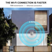 Cámara WiFi exterior TALLPOWER C48, HD 2K 4MP, visión nocturna, giro inclinación de 360°, detección de movimiento, resistente al agua IP65, audio bidireccional, aplicación Tuya/Smart Life - 1 unidad, color blanco, enchufe EU - details 0