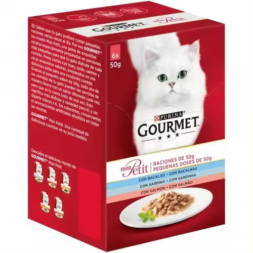 GOURMET Mon Petit Selección de Pescados Multipack 6x50g - 1