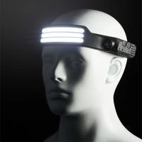 Lámpara De Cabeza LED COB Con Sensor Y Batería Integrada Lámpara De Mano Recargable USB Con 10 Modos De Iluminación Resistente Al Agua Para Emergencias - details 2