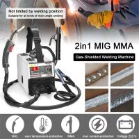 Soldadores MIG MMA 2 en 1, herramientas de soldadura Manual y multiusos con aislamiento de Gases de dióxido de carbono, inversor de corriente continua IGBT - details 1