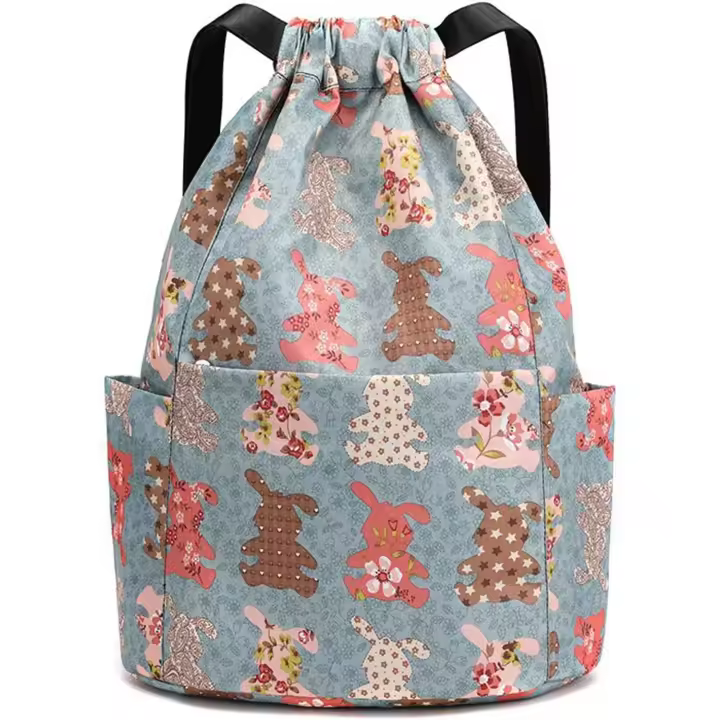 Bolsas de Gimnasio with Cordón, Bolsa de Natation impermeable, bolsas de educación física con Cordón para niños, mochilas escolares de Playa de viaje grandes, mochilas - 1