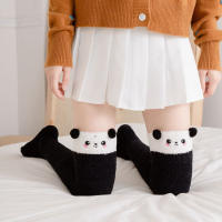 Calcetines Largos De Pierna Para Mujer Suaves Y Cálidos Con Dibujos Animados Comodidad Y Estilo De Calidad Superior - details 5