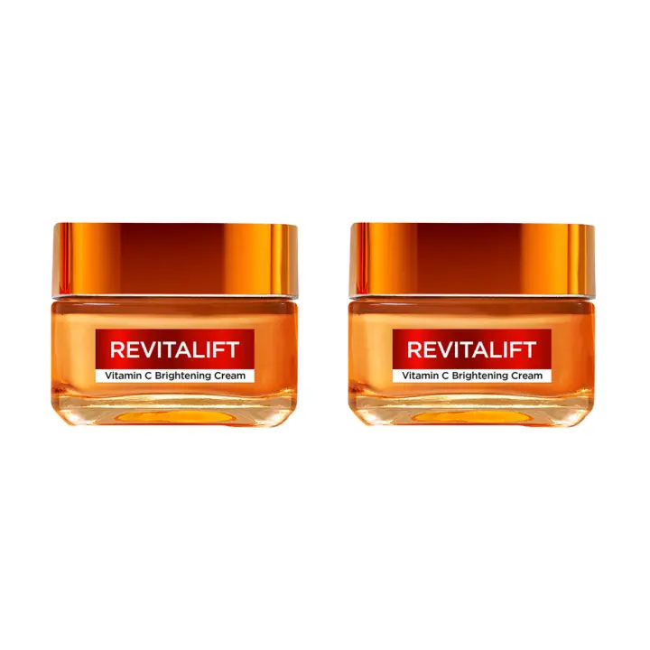 L'Oréal L'Oréal Paris | Pack de 2 Revitalift CREMA GEL VITAMINA C piel luminosa y poros reducidos 2x50ml - 1