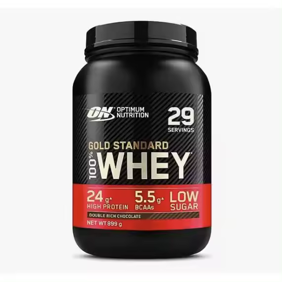 Optimum Nutrition Gold Standard 100% Whey Proteína en Polvo 28 Dosis, 896 g sabor Cookies & Cream-strawberry -Chocolate hazelnut- Vainilla ice creme-Doble Choco-Chocolate con milk-frenche Vainillacreme - 1