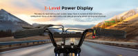 isinwheel A12 Moto Eléctrica para Niños, Motor 350W, Batería 36V 5.2AH, Neumáticos de 12 Pulgadas, Velocidad Máxima de 25 km/h, Autonomía de 22 km, 3 Modos de Velocidad, Doble Amortiguador, Freno de Manillar + Freno de Estacionamiento en la Rueda Trasera - details 3