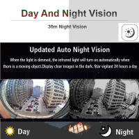 Cámara AHD Panorámica 4K JIENUO Lente De Ángulo Amplio 180 Grados 5MP Visión Nocturna Infrarroja Domestica Seguridad CCTV HD 1080P - details 5
