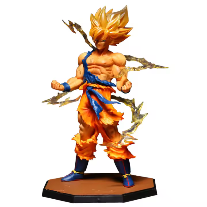 Figura De Acción Anime 18CM Dragon Ball Z Super Saiyan Son Goku Muñeco Coleccionable Juguete Para Niños Y Adultos - 1