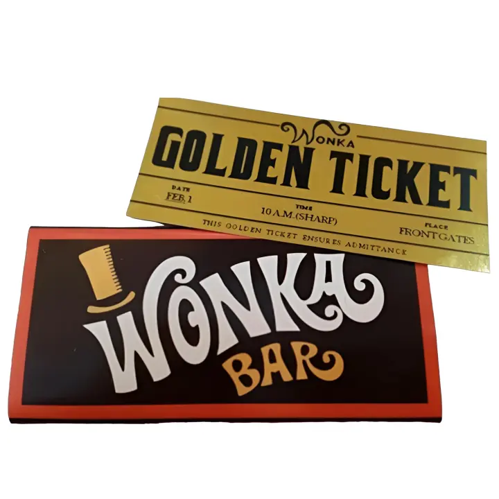 UNIVERSO Tableta de Chocolate Wonka Charlie y la Fábrica de Chocolate - Deliciosa y Mágica - 1