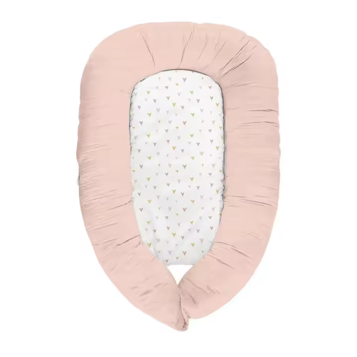 Kikkaboo Cuna Nido De Espuma Viscoelástica 3 En 1 Corazones - 1