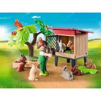 PLAYMOBIL conejos animales granja conejera (71252) Country - details 3