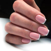 24Pcs Uñas Postizas De Ballet Blancas Con Gradiente Full Cover Art Nails Presión En Uñas Artificiales Acrílicas Removibles Para Fiesta - details 24