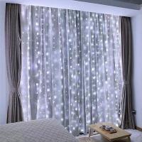 Luces De Cadena LED Para Cortina Decoración De Fiesta Navidad Boda En Casa Luces Faeiras Para Dormitorio Regalo Año Nuevo - details 0