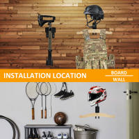 Soporte De Casco De Motocicleta Con Rotación De 180° Soporte De Pared De Aleación De Aluminio Ahorrador De Espacio Soporte Para Cascos De Bicicleta - details 2
