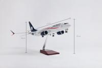 Juguete De Avión Diecast ZOCO B737 De Mexico Airlines Para Niños Con Ruedas Y Carrocería De Resina Regalo Coleccionable Para Adolescentes Y Adultos - details 8