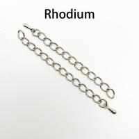 20pcs Conectores De Cadena De Extensión Para Joyería DIY Tones 50mm 70mm Accesorios Para Pulseras Y Collares Findings Metálicos De Aleación De Zinc - details 9